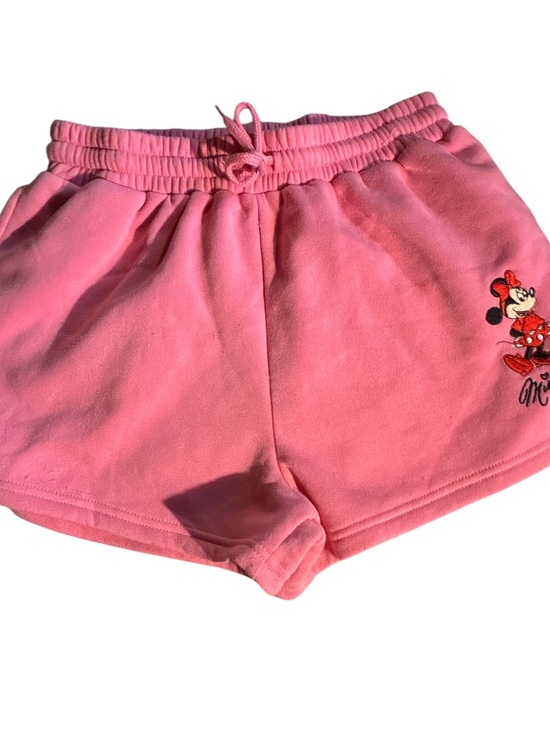 Disney Other - Disney Mickey and friends Minnie, mouse pink fleece sweat shorts Juniors S